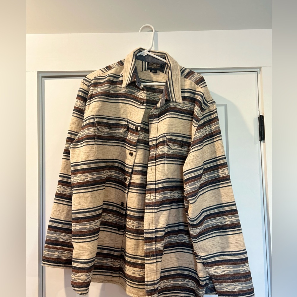 Pendleton men’s double soft driftwood shirt.